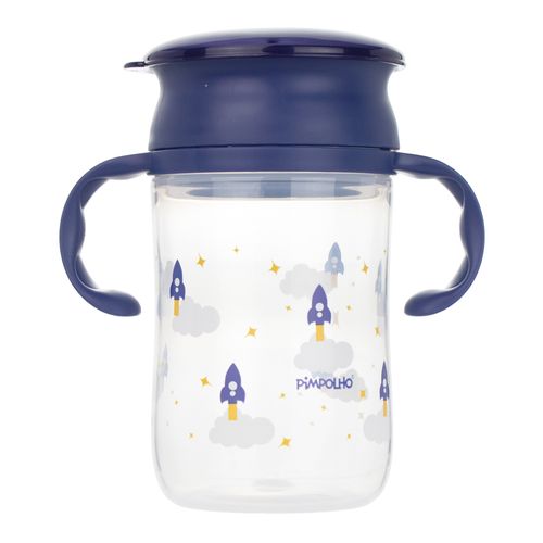 Copo de treinamento 360 com alça 330ML masculino Pimpolho