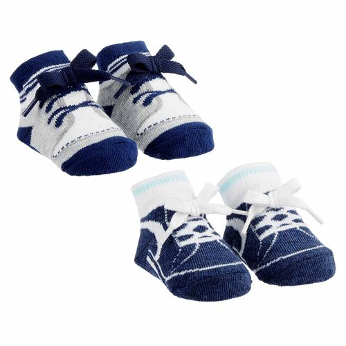 Kit meia festinha infantil C/2 prs RN masculino Pimpolho