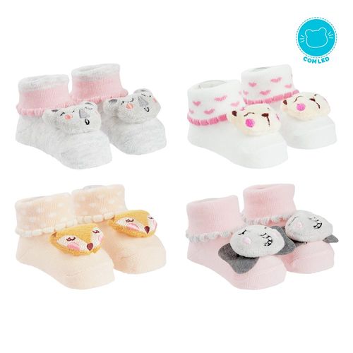 Meia bichinho led 00-15 feminino Pimpolho