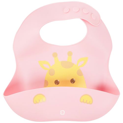 Babador de silicone ajustável feminino Pimpolho