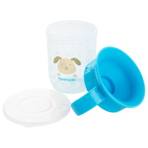 Copo de treinamento 360 C/alça e tampa 240ML feminino Pimpolho