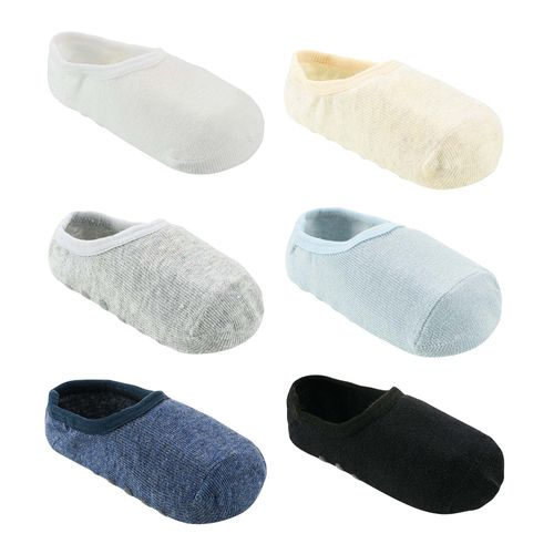 Meia sapatilha lisa antiderrapante 26-30 masculina Pimpolho