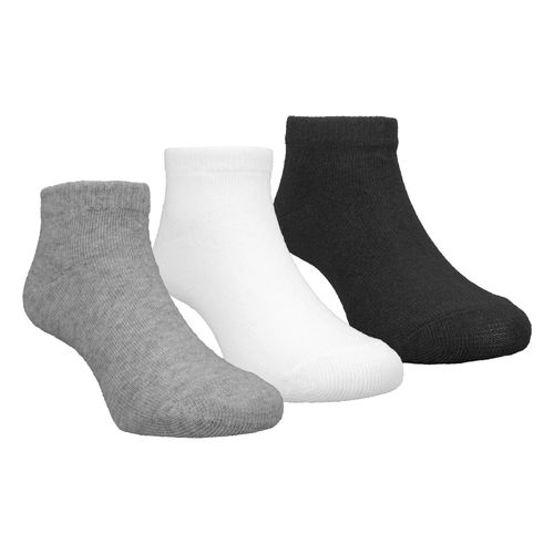 Kit meia lisa 3 prs/tag cano baixo 31-34  unissex Pimpolho