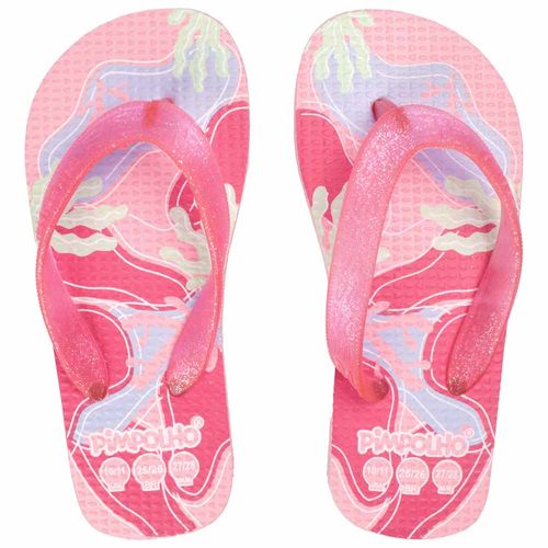 Sand praiana kids Rosa/Coral fem Pimpolho