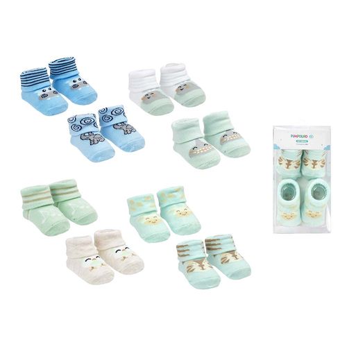 Kit meia C/2 pares RN masculino Pimpolho