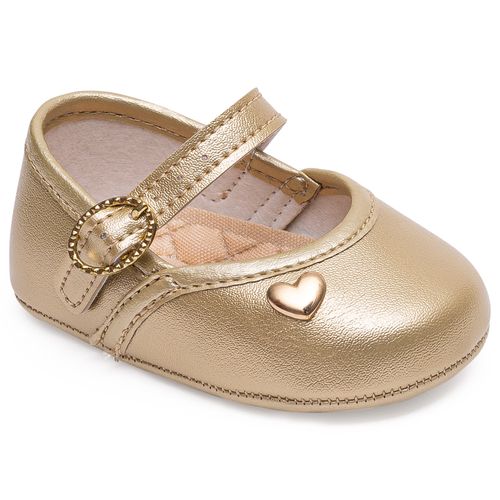 sapatilha love infantil pimpolho dourada