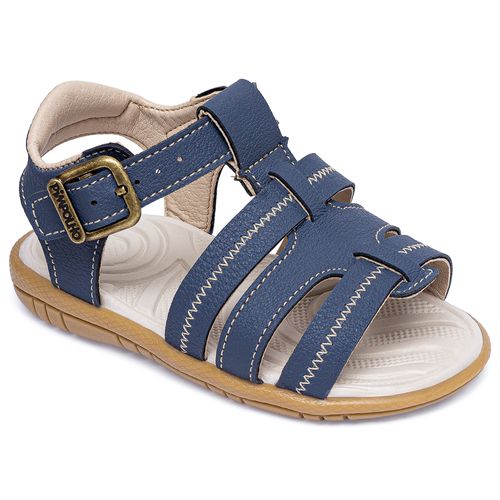 Sandália infantil casual Pimpolho azul