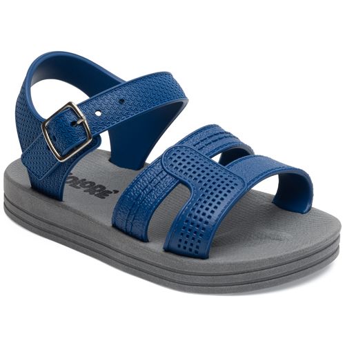 Sandália infantil aventura azul/cinza