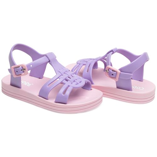 Sandália infantil candy lilas