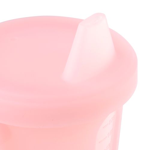 Copo de treinamento de silicone com bico e visor 175ml fem Pimpolho