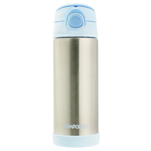 Garrafa térmica inox aço escovado 400ML masculino Pimpolho