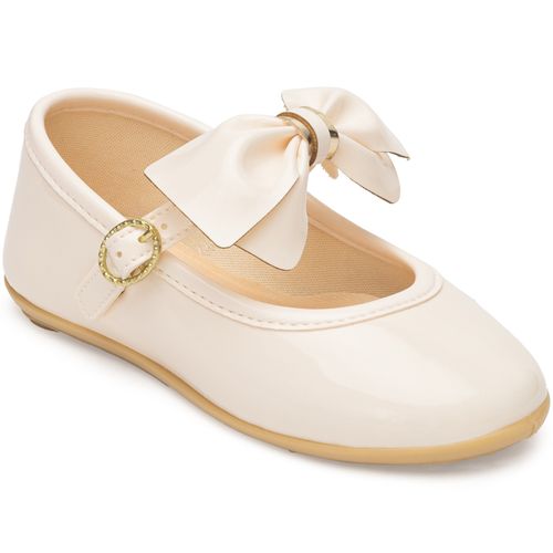 Sapatilha filó infantil Pimpolho off white