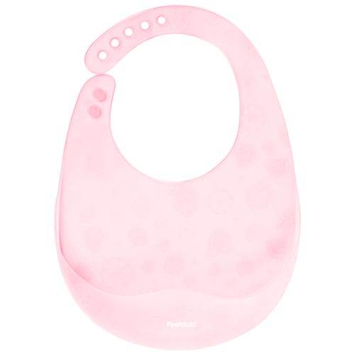 Babador de silicone translúcido com case feminino Pimpolho