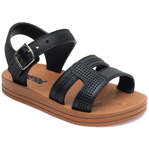 Sandália infantil aventura preto/caramelo