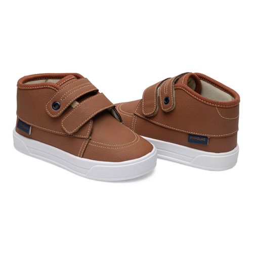 Tênis street urban kids pimpolho marrom