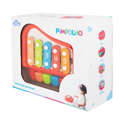 Mini piano xilofone unissex Pimpolho