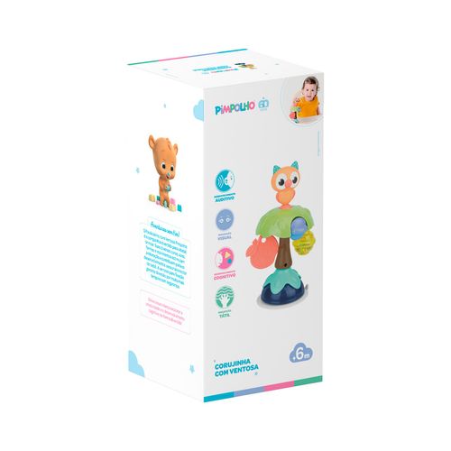 Brinquedo de cadeirão coruja unissex Pimpolho