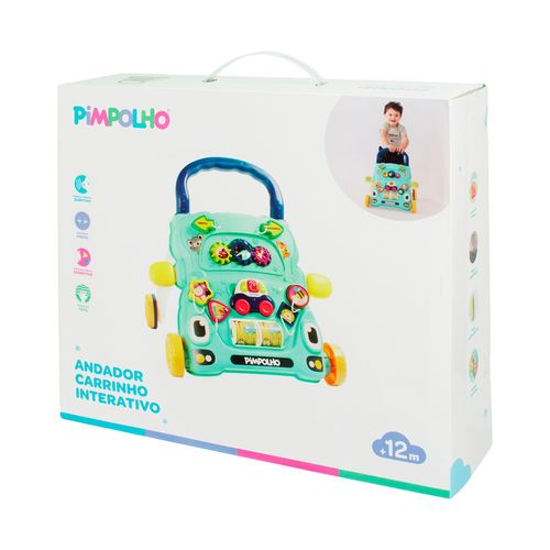 Andador carrinho interativo masculino Pimpolho