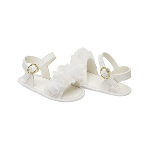 Sandália infantil batizado Pimpolho branca