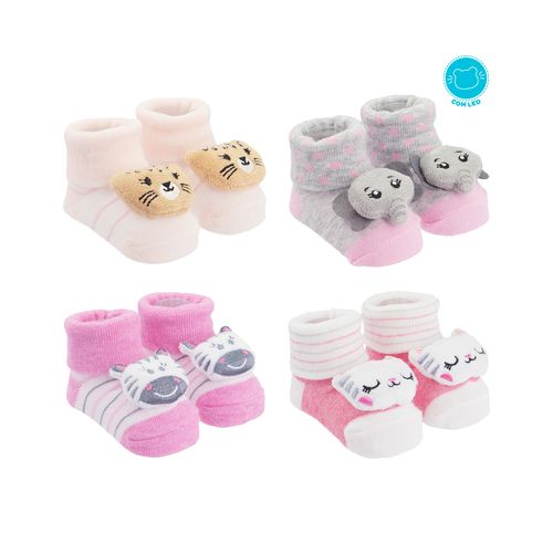 Meia bichinho led RN feminino Pimpolho