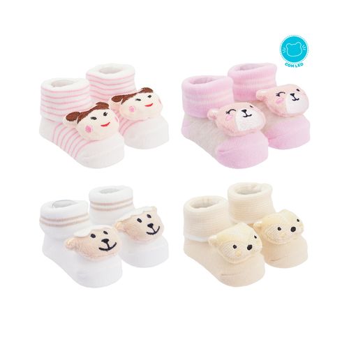 Meia bichinho led RN feminino Pimpolho