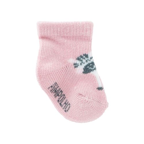 Kit meia colorida C/3 pares tag Tam zero feminino Pimpolho