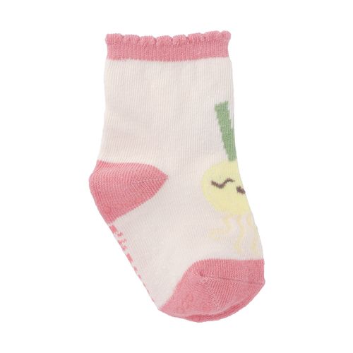 Kit meia colorida C/3 pares tag 16-20  antiderrapante feminino Pimpolho