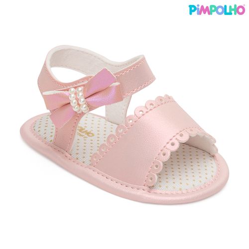 Sandália infantil bella Pimpolho rosa