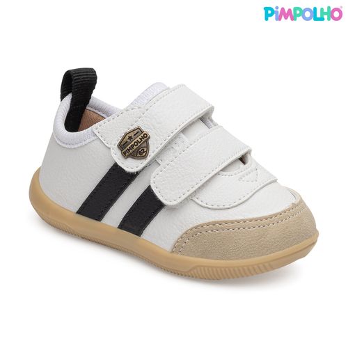 Sapato casual infantil pimpolho branco