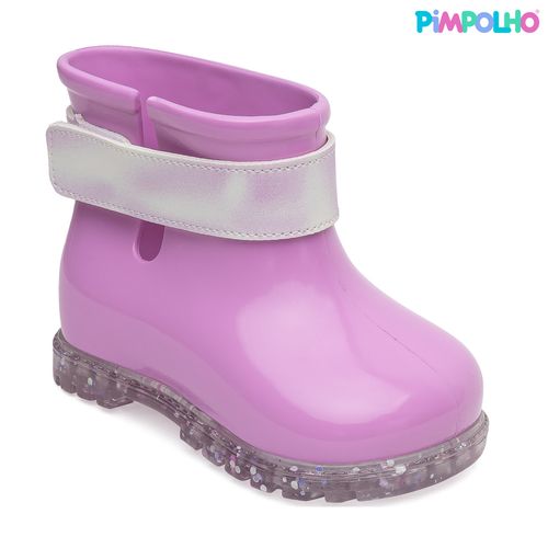 Bota splach infantil Pimpolho lilas