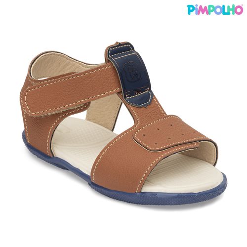 Sandália infantil basica Pimpolho marrom