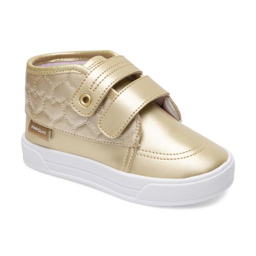 Tênis street urban kids pimpolho dourada
