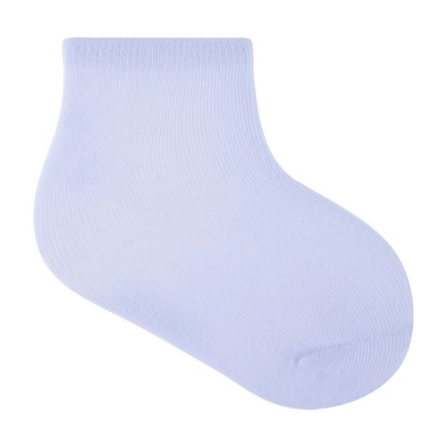 Kit meia lisa 3 prs/tag  cano baixo 26-30 branca unissex Pimpolho