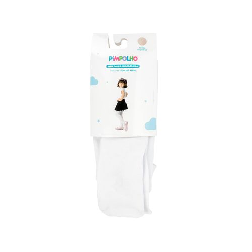 Meia calça algodão lisa 03 A 05 anos feminino Pimpolho
