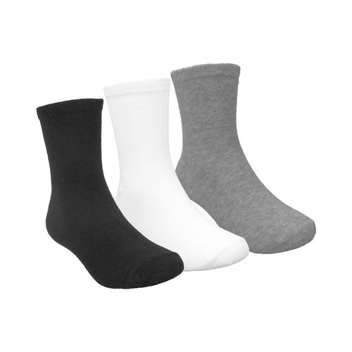 Kit meia lisa 3 prs/tag cano alto 31-34 unissex Pimpolho