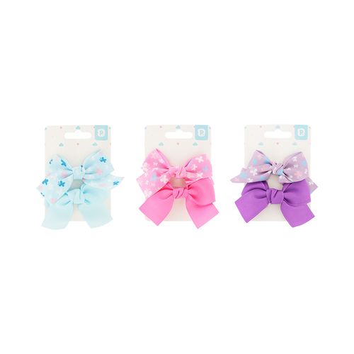 Laço de cabelo infantil duplo feminino Pimpolho