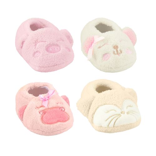 Pantufa baby 00 - 07 meses feminino Pimpolho