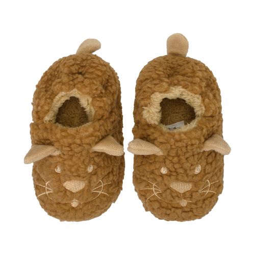 Pantufa kids castor marrom masculino Pimpolho