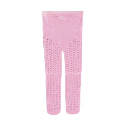 Meia calça com textura folha 00-04 Meses feminino Pimpolho