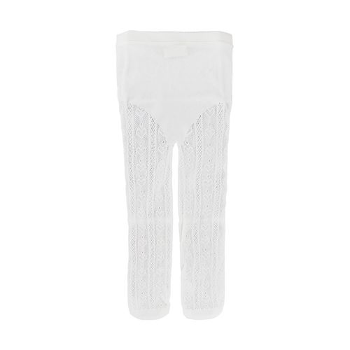 Meia calça com textura coração 00-04 Meses feminino Pimpolho