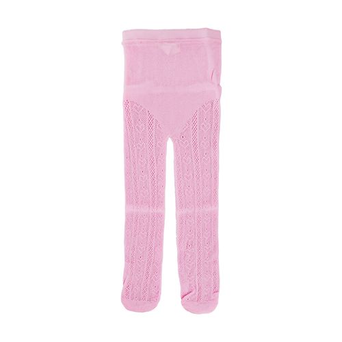 Meia calça com textura coração 00-04 Meses feminino Pimpolho