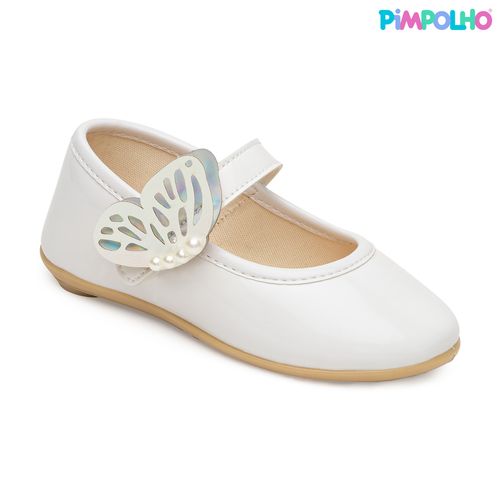 Sapatilha batizado infantil Pimpolho branca
